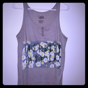 "Easy Come Easy Go" Freeze Shirt with Daisies